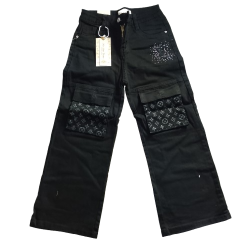 Pantalon Cargo Noir pour Fille