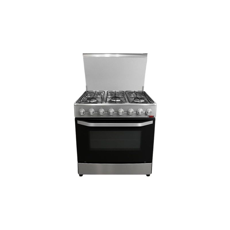Cuisinière à Gaz 6 Feux - 80X50cm - Astech