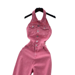 Combinaison femme rose claire