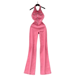 Combinaison femme rose claire