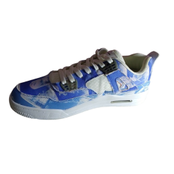 Basket High-Top Design Bleu Nuage - Taille 45