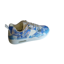 Basket High-Top Design Bleu Nuage - Taille 45