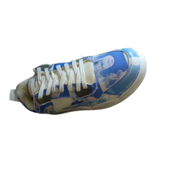 Basket High-Top Design Bleu Nuage - Taille 45